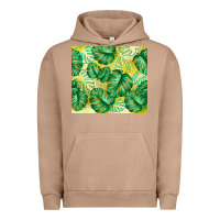 Pigment Burro monstera leaf Urban Hoodie - TumblerDesignByShophia
