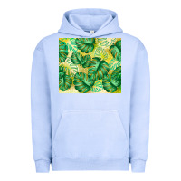 Pigment Grape Ice monstera leaf Urban Hoodie - TumblerDesignByShophia
