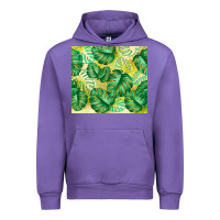 Tulip monstera leaf Urban Hoodie - TumblerDesignByShophia