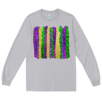 Moon Dust mardi gras brushstrokes Long Sleeve Tee - AdoDesignShop