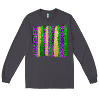 Smoke mardi gras brushstrokes Long Sleeve Tee - AdoDesignShop