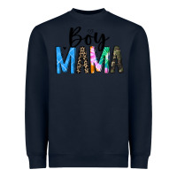 Navy boy mama white Heavyweight Sweatshirt - JahusDesignShop