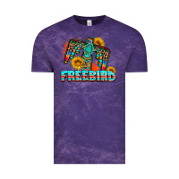 Cloud Purple freebird thunderbird Vintage Tee - AdoDesignShop