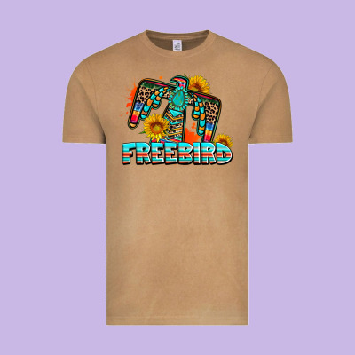 Freebird Thunderbird Vintage Tee Designed By Adodesignshop