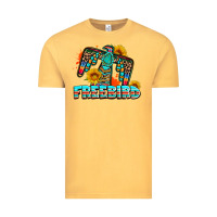 Vintage Mustard freebird thunderbird Vintage Tee - AdoDesignShop