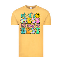 Vintage Mustard bit of a mess but doing my best Vintage Tee - JahusDesignShop