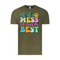 Vintage Olive bit of a mess but doing my best Vintage Tee - JahusDesignShop