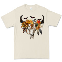 Bone Halloween Bull Skull Premium Tee - RanaPortraitStore