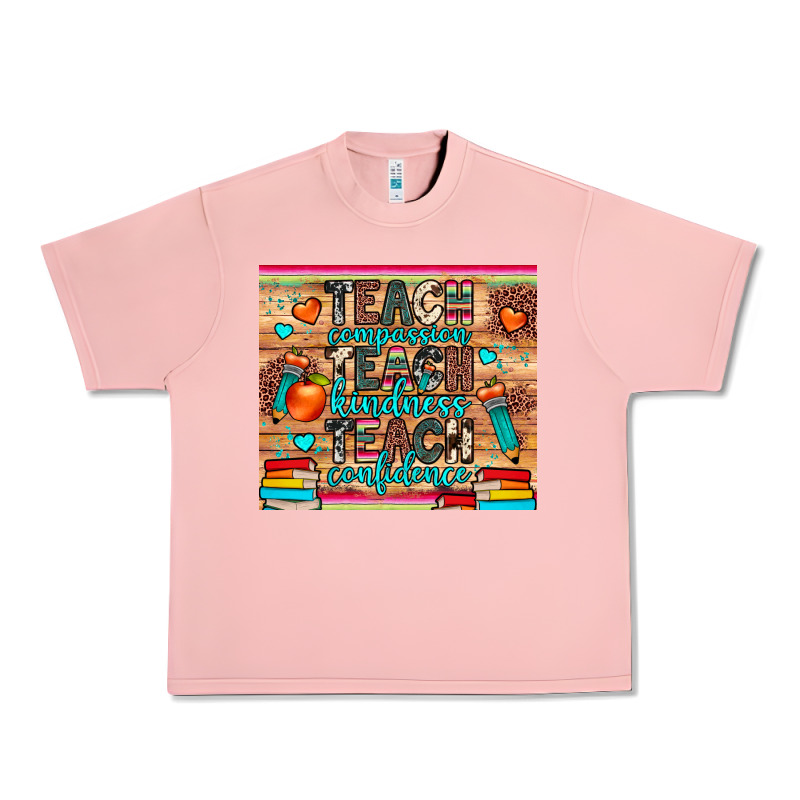 Teach Compassion Kindness Confidence Urban Heavy Tee by JahusDesignShop | Teevron