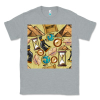 Heather Grey history seamless pattern Classic Tee - BundleAndBundleShop