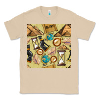 Mushroom history seamless pattern Classic Tee - BundleAndBundleShop