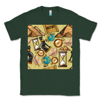 Sports Green history seamless pattern Classic Tee - BundleAndBundleShop