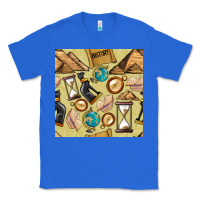 True Royal history seamless pattern Classic Tee - BundleAndBundleShop