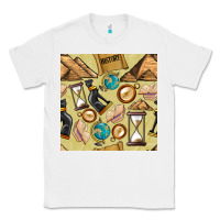 White history seamless pattern Classic Tee - BundleAndBundleShop