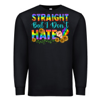 Black LGBTQ+ Straight But I Don't Hate Premium Sweatshirt - BundleAndBundleShop