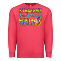 Cardinal LGBTQ+ Straight But I Don't Hate Premium Sweatshirt - BundleAndBundleShop
