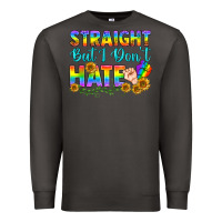 Smoke LGBTQ+ Straight But I Don't Hate Premium Sweatshirt - BundleAndBundleShop