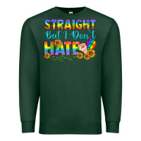 Sports Green LGBTQ+ Straight But I Don't Hate Premium Sweatshirt - BundleAndBundleShop