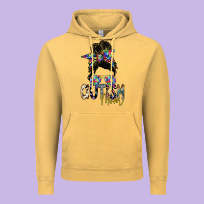 Autism Mom Vintage Hoodie Designed By Sublimationcraftshop