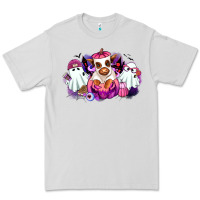 Dove Grey Halloween ghost Heifer Premium Tee - RanaPortraitStore