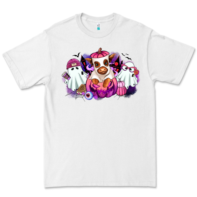 Halloween Ghost Heifer Premium Tee by RanaPortraitStore | Teevron