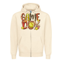 Sandshell game day softball Zipper Hoodie - MaliasSmallBusiness