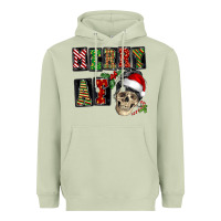 Matcha Merry af skeleton messy bun Heavyweight Hoodie - NancyCooperArtShop