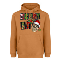 Meerkat Merry af skeleton messy bun Heavyweight Hoodie - NancyCooperArtShop