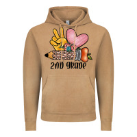 Vintage Camel peace love 2nd grade Vintage Hoodie - JahusDesignShop