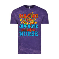 Cloud Purple nacho average pediatric nurse   with nacho Vintage Tee - AdoDesignShop