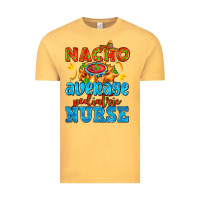 Vintage Mustard nacho average pediatric nurse   with nacho Vintage Tee - AdoDesignShop