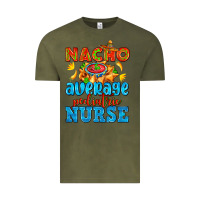 Vintage Olive nacho average pediatric nurse   with nacho Vintage Tee - AdoDesignShop