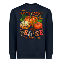 Navy in every season i will praise him Heavyweight Sweatshirt - AdoDesignShop
