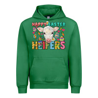 Emerald Happy Easter Heifers Easter Day Urban Hoodie - HowdyJamesFarm