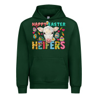 Foreset Green Happy Easter Heifers Easter Day Urban Hoodie - HowdyJamesFarm