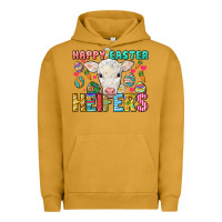Pigment Peanut Butter Happy Easter Heifers Easter Day Urban Hoodie - HowdyJamesFarm