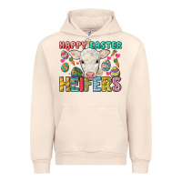 Sandshell Happy Easter Heifers Easter Day Urban Hoodie - HowdyJamesFarm