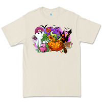 Bone Halloween ghost and jack o lantern Premium Tee - RanaPortraitStore