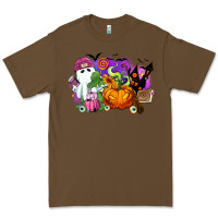 Cacao Halloween ghost and jack o lantern Premium Tee - RanaPortraitStore