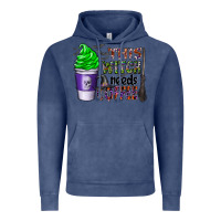 Vintage Denim this witch needs coffee Vintage Hoodie - CowhideDigitalArt