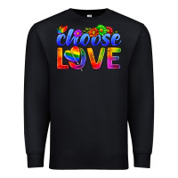 Black Pride LGBTQ+ Choose Love Premium Sweatshirt - BundleAndBundleShop