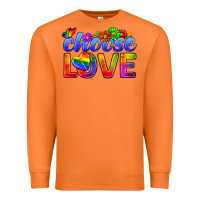 Carrot Pride LGBTQ+ Choose Love Premium Sweatshirt - BundleAndBundleShop
