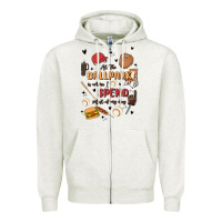 Oatmeal Heather at the ballpark is where i spend most of my day Zipper Hoodie - MaliasSmallBusiness