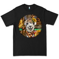 Black western alpaca Premium Tee - BarkalooDesign