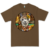 Cacao western alpaca Premium Tee - BarkalooDesign