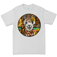 Dove Grey western alpaca Premium Tee - BarkalooDesign