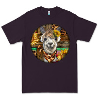 Plum western alpaca Premium Tee - BarkalooDesign