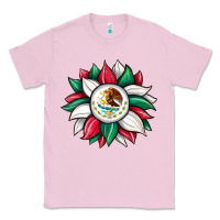 Bubblegum Pink sunflower mexican flag Classic Tee - JahusDesignShop