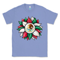 Colony Blue sunflower mexican flag Classic Tee - JahusDesignShop