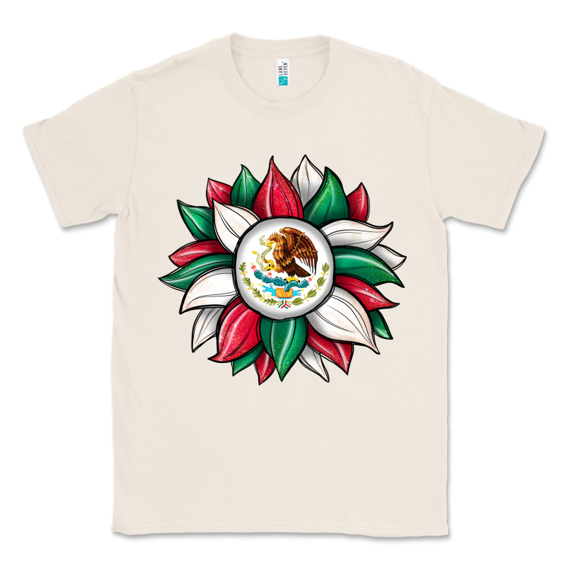 Sunflower Mexican Flag Classic Tee by JahusDesignShop | Teevron